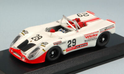 1971 Porsche 908/2 Flunder #29 17th Lm Wicky / Olivar 1:43 Model BEST MODELS