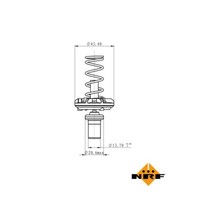 Thermostat KüHlmittel 83°C Passend FüR VW Golf VI Audi A3 Sportback