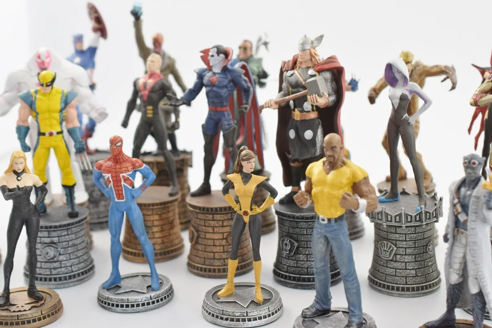 Eaglemoss Marvel & DC Chess Piece Figurines Mint in Boxes Please Choose Figure Foto 3 de 3