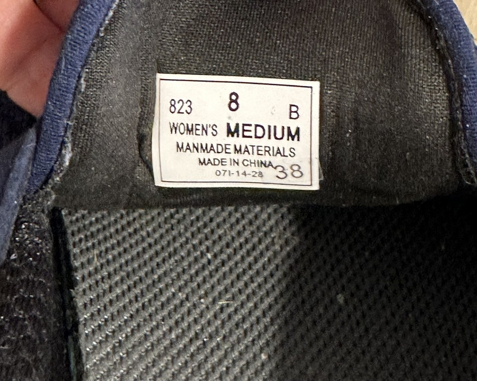 Orthofeet Quincy Stretch Women’s Casual Slip On Shoes Loafers Blue Size