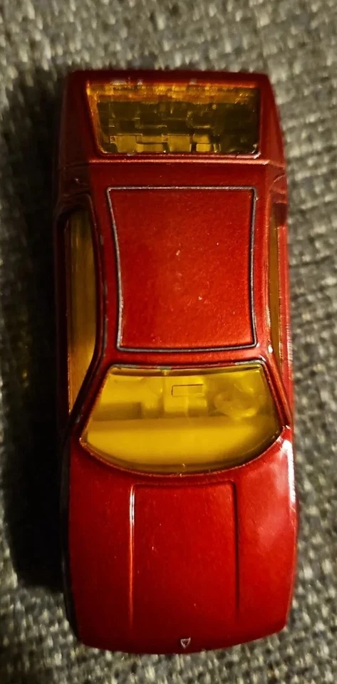 Matchbox Lesney 1969 rojo caliente Lamborghini Marzal coche #20 ruedas finas súper rápidas Foto 3 de 4