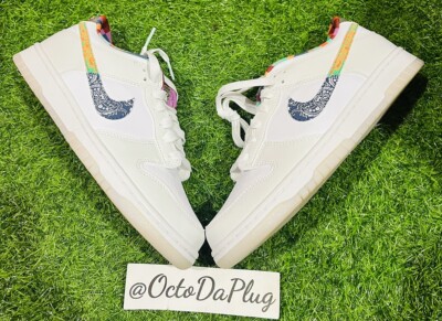 Nike Dunk Low Multicolor Paisley White GS Multi Sizes nby FN8913-141