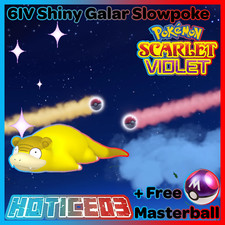 ✨Shiny Galarian Slowpoke  6IV✨ Pokemon Scarlet & Violet 🚀Fast🚀