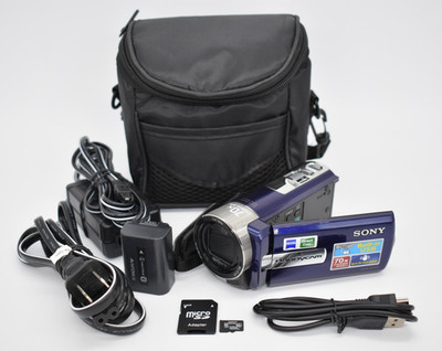 Sony DCR-SX45 Handycam Camcorder Digital Video Camera 2000x Zoom - Bundle Tested