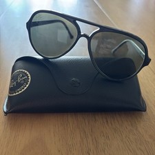 Black Vintage Bausch  Lomb Ray-Ban Cats 5000 Sunglasses