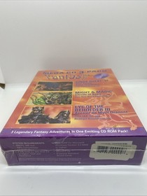 Fantasy Mega CD 3-pack Kings Quest VI, Might and Magic , Eye of Beholder III PC