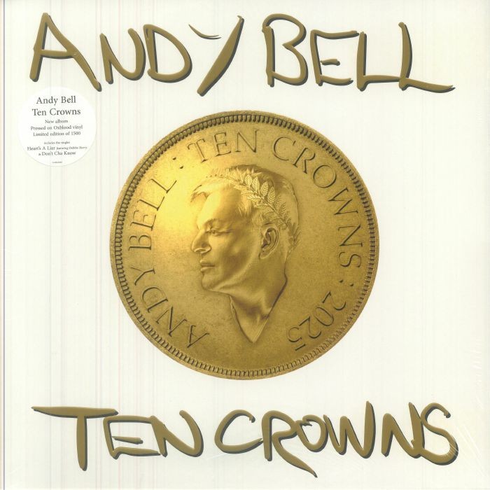 BELL, Andy - Ten Crowns - limited gatefold oxblood vinyl LP in embossed sleeve