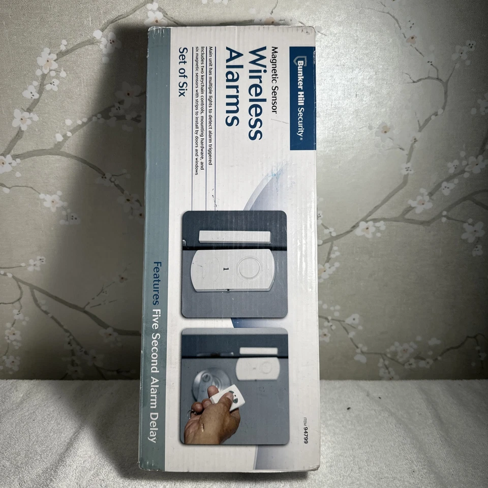 Bunker Hill Magnetic Sensor Wireless Alarms Set of 6 Sensors, New in Box - Image 2 of 4
