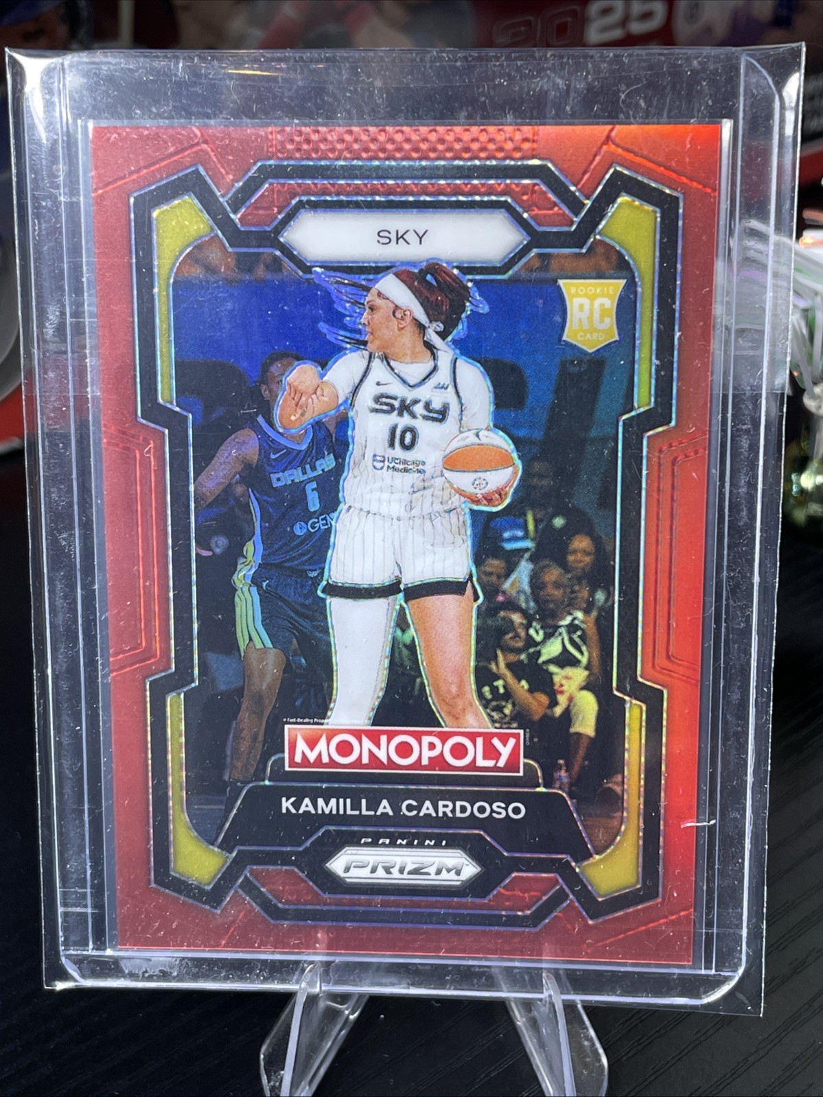 2024 Panini Prizm Monopoly WNBA Red #2 Kamilla Cardoso /99