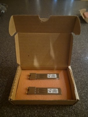  Two 3COM | 3CSFP93 | 1000Base-T SFP Transceiver Module - New In Box