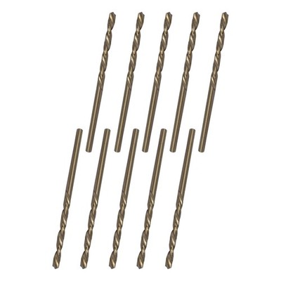 10PCS HSS Cobalt Twist Drill Bit 2.5mm Dia Split Point Metric Bit Drilling Tool