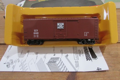 Caja de madera coche Western Pacific #18025 escala HO Roundhouse 40' lote #5799 | Zustand: Used