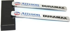 2Pack Autotuning OEM Allison Transmission Duramax Emblem 2500Hd Compatible with