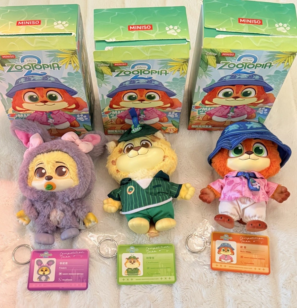 MINISO Disney Zootopia 2 City Residents Series Vinyl Plush Blind