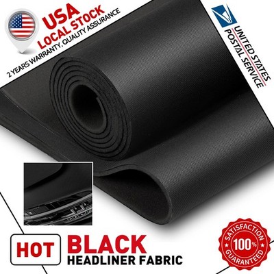 60'' Width Foam Backing Headliner Fabric for Car Roof Ceiling Liner Replacement