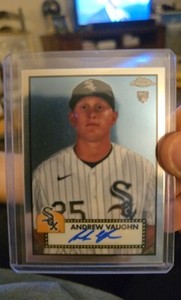2021 Topps Chrome Platinum Anniversary - Autographs Andrew Vaughn #PA-AVA (AU...