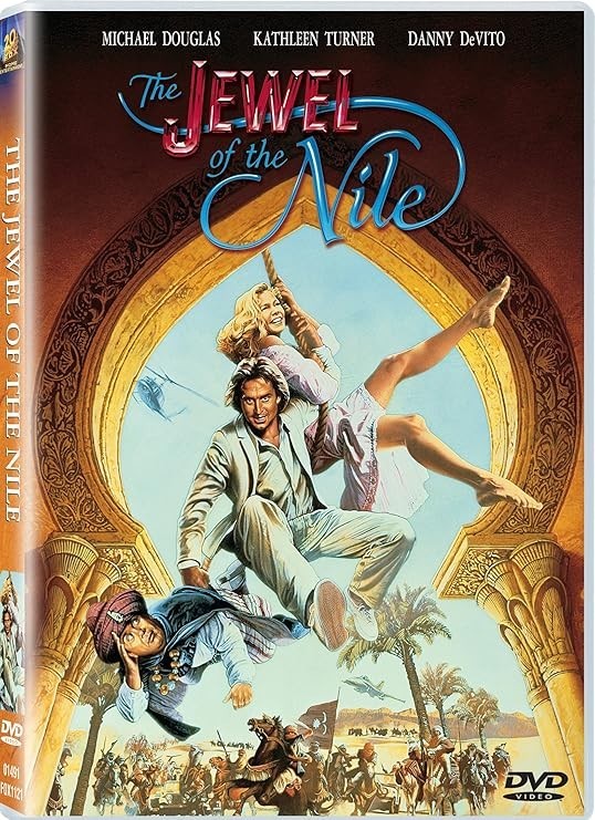 The Jewel Of The Nile DVD Michael Douglas, Kathleen Turner, Danny DeVito (PG)