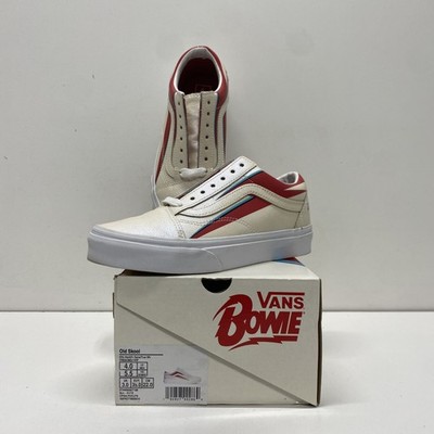 Vans Old Skool David Bowie Aladdin Sane True White Sneakers Women's 5.5 Men's 4