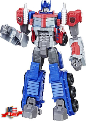 11in Transformers Optimus Prime Action Fig Heroic Large Scale Toy Truck Kids 6+