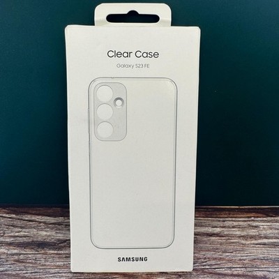 Original Samsung Galaxy S23 FE Clear Slim TPU Case Transparent - EF-QS711CTEGWW
