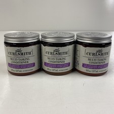 LOT x3 CURLSMITH Strength Recipe MULTI TASKING CONDITIONER Leave In 8 Fl Oz