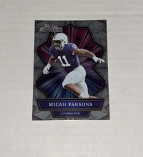 Green Bay Packers Micah Parsons 2021 Wild Card Alumination Football Rookie Card