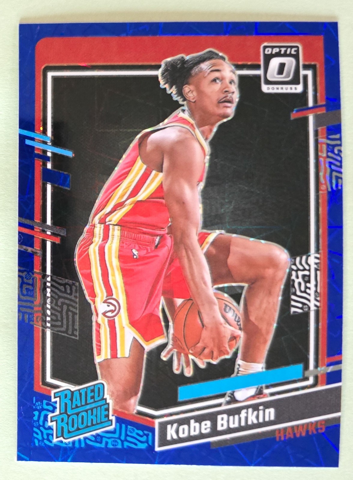2023-24 Donruss Optic Blue Velocity Prizm Rated Rookie Kobe Bufkin #220