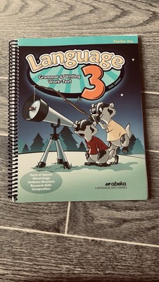 Abeka Language 3 Grammar & Writing Work-Text Christian Homeschool TEACHER KEY