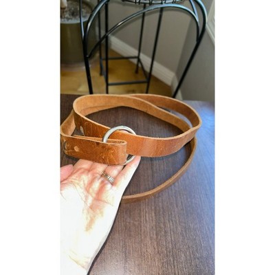 Vintage Ronald James maker handcrafted leather belt