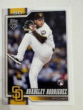 Topps 2026 Series One Bradgley Rodriguez #42 Rookie San Diego Padres