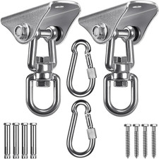 Swing Hangers Heavy Duty Ceiling Swing Mount with Carabiners 2 Pcs