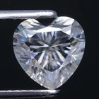 Natural DE Color VVS1 Clarity Excellent Cut 7.50 MM Heart White Diamond