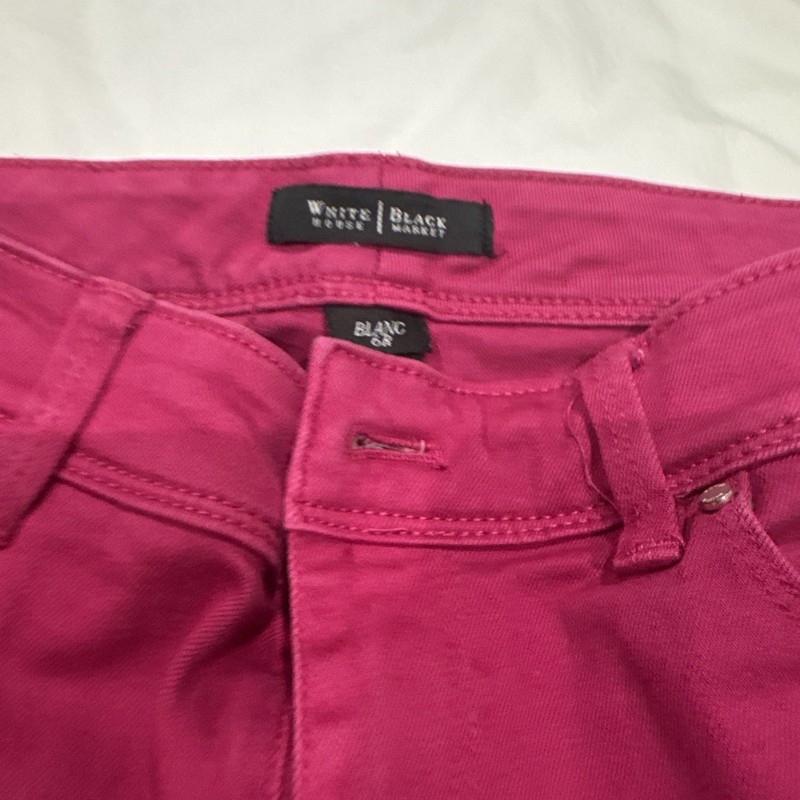 White House Black Market Women's Blanc Jeans Size 6R Slim Ankle