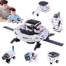 6-in-1 Solar Robot Kit STEM Building Toy Science Educational Set for Kids