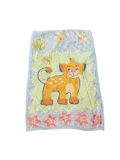 Vintage Disney The Lion King Simba Baby Blanket AS IS READ 