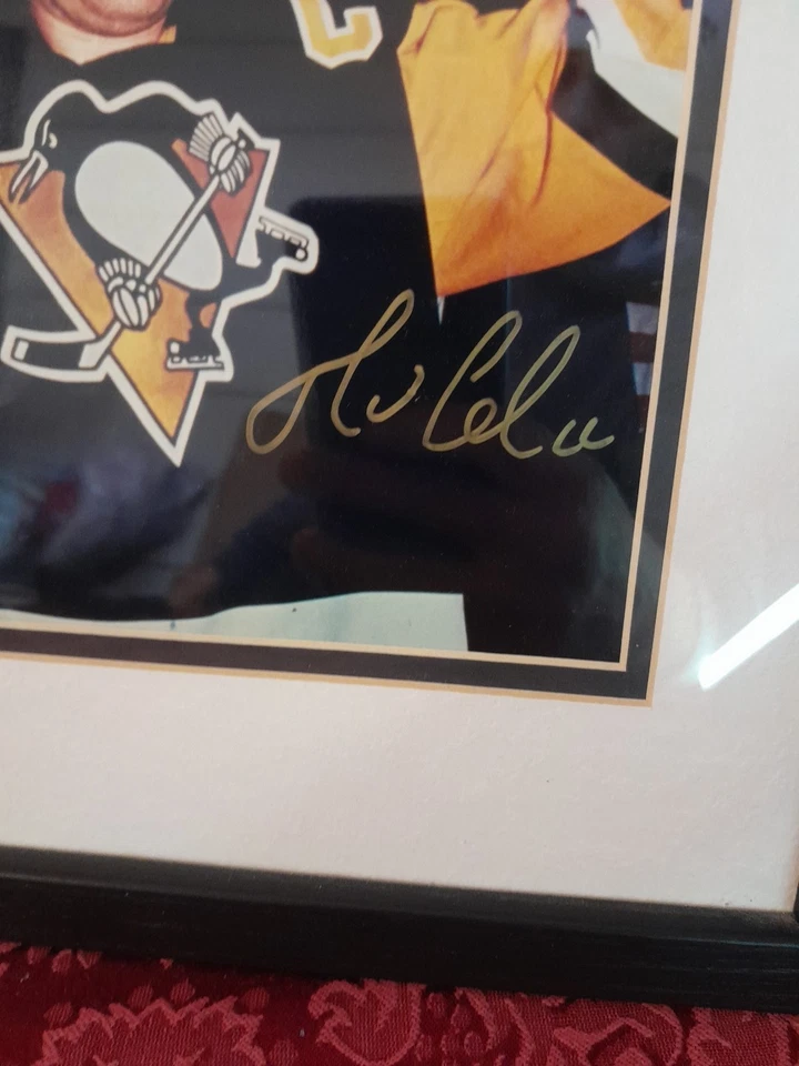 Imagen Autógrafa Oficial de Mario Lemieux 8x10 Firmada por la NHL 90 1991 Copa Stanley Certificado de Autenticidad Foto 3 de 4