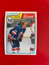 1983-84 O-Pee-Chee hockey OPC #14 Bob Nystrom - New York Islanders NRMT