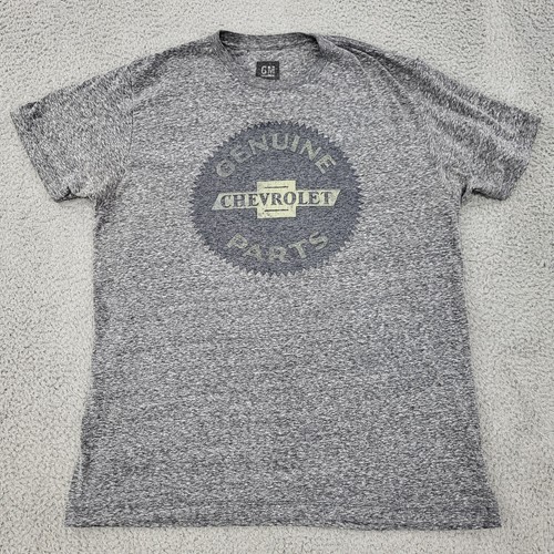 General Motors Shirt Mens Large Gray Heather Genuine Chevrolet Parts Graphic