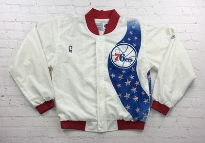 Vintage 90s Champion NBA Philadelphia 76ers Warm Up Shooting Stars