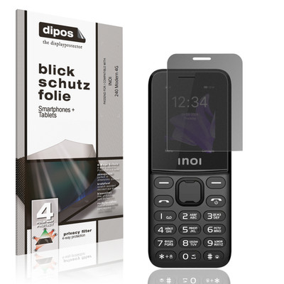 Blickschutzfolie für INOI 240 Modern 4G matt Schutzfolie Folie Display Schutz