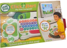 LeapFrog Clickstart My First Computer W/ Keyboard, Mousepad, Mouse, 4 Games NIDB