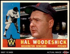 1960 Topps #454 Hal Woodeshick Senators 8.5 - NM/MT+