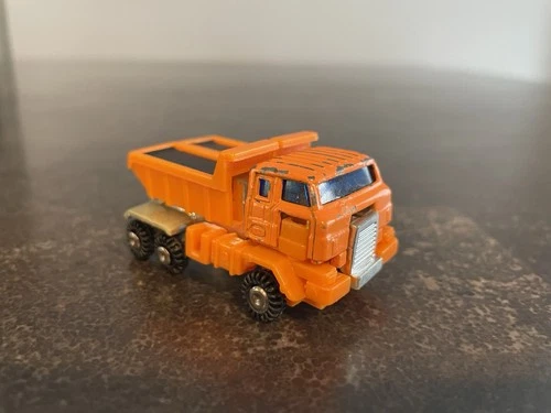 Gobots Machine Robo KO Bootleg Orange Dumper Dump Truck Vintage 1984