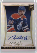 2013-14 Panini Select Rookie Auto Silver Prizm /99 Mark Arcobello #220 Auto 3b8