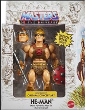 Masters of the Universe Origins Sketchbook Series HE-MAN  Action Figure Mattel