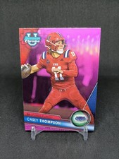 Casey Thompson 2023 Bowman Chrome U Football PINK REFRACTOR #185