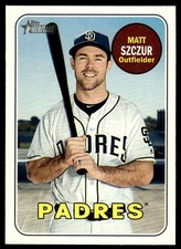 2018 Topps Heritage #528 Matt Szczur San Diego Padres Baseball
