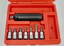 Snap-on Tools 8 Pc 38 Drive Impact Driver Set Usa Pit120 Snap-on Tools 8 Pc 38 Drive Impact Driver Set Usa Pit120