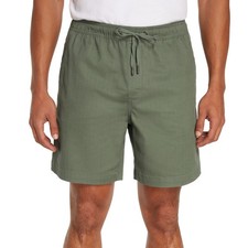Gap Men's Green Pull On Short - Elastic Waistband with Drawcord - Size: S