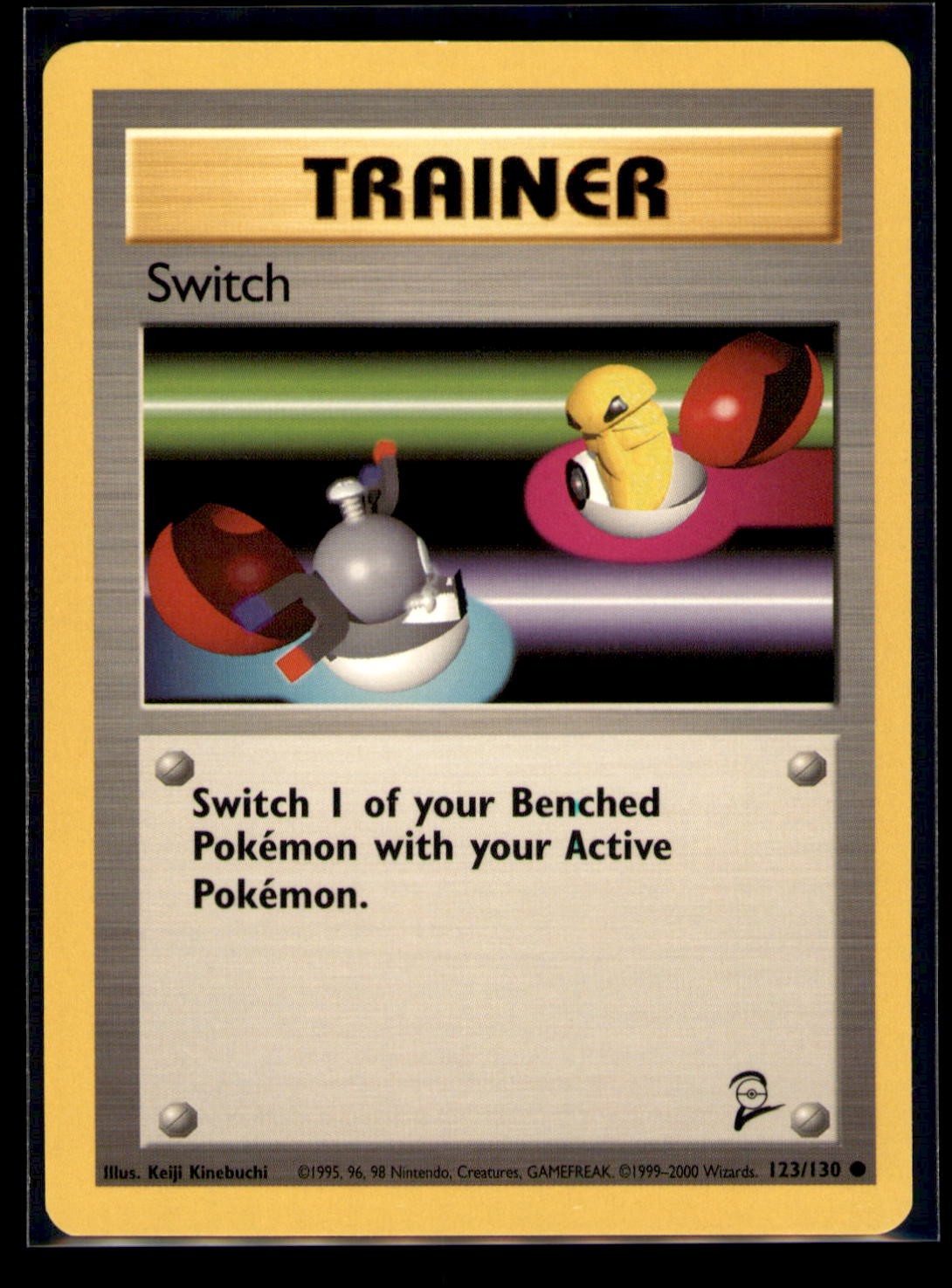 Switch 123/130 Common Base Set 2 Pokemon Lightly Played